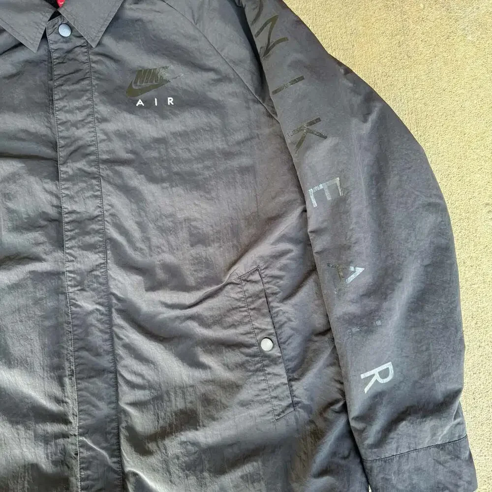 Nike Air Sportswear Fleece-Lined Coaches Jacket Black 861638-010